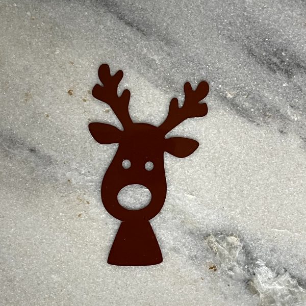 Raamsticker (herbruikbaar) "Rudolph"