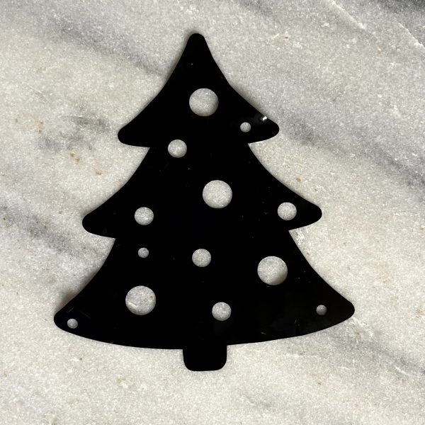 Raamsticker (herbruikbaar) "kerstboom"