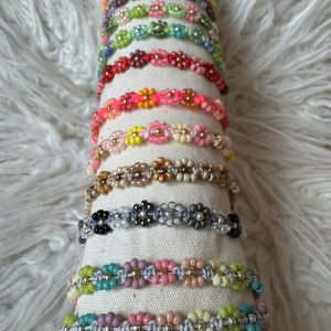 Bloemen armbandjes/enkelbandjes